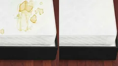 Zo maak je een vergeelde matras schoon met huis-tuin-en-keukenmiddelen – een effectieve mix van drie ingrediënten